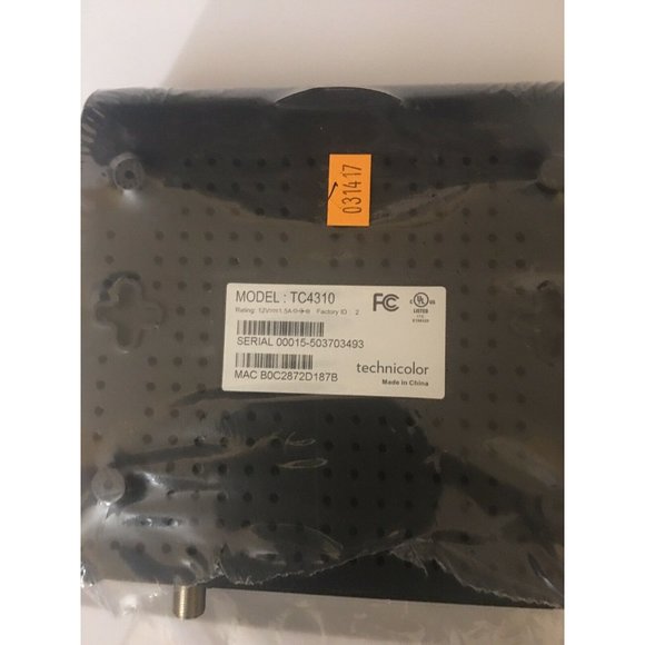 NEW Open TECHNICOLOR‎ TC4310 cable modem No Box No Wires - Picture 2 of 6